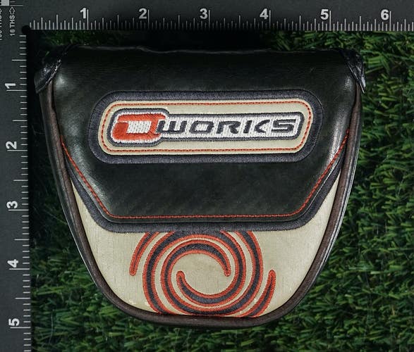 ODYSSEY O WORKS BLACK MALLET PUTTER HEADCOVER RH, LH ~ LOOK!!