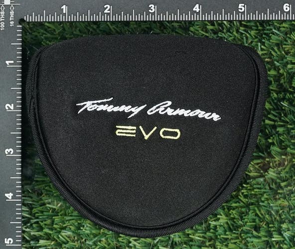 TOMMY ARMOUR BLACK EVO MALLET NEOPRENE PUTTER HEADCOVER RH, LH ~ LOOK!!