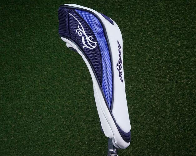SNAKE EYES INDIGO 3 FAIRWAY WOOD LADIES WOMENS HEADCOVER WHITE & BLUE FLORAL