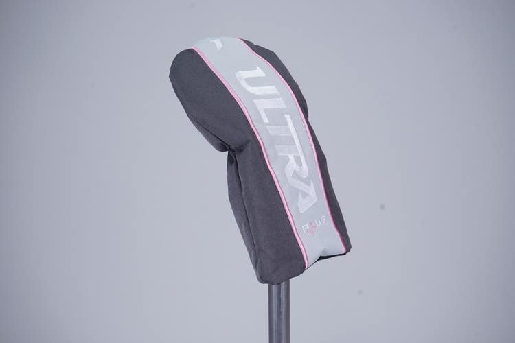 LADIES WILSON ULTRA PLUS + DRIVER HEADCOVER GREY / PINK ~ LOOK!!