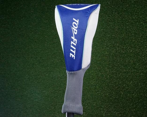 TOP FLITE 1 DRIVER HEADCOVER BLUE & WHITE ~ L@@K!!