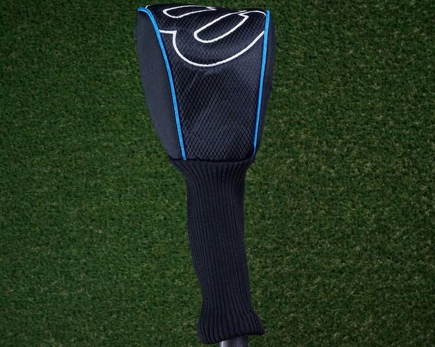 WILLSON GOLF 1 DRIVER HEADCOVER BLACK & BLUE ~ L@@K!!