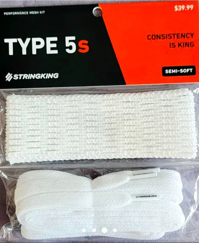 Brand New StringKing Type 5s Complete Kit - Mesh, Strings, & Laces Included (SK Newest Release)