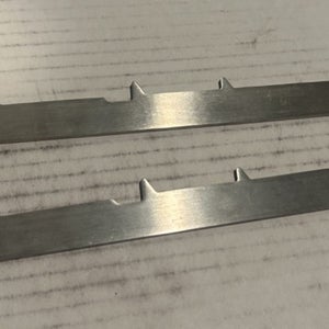 New Pro Bauer TUUK LS3G Vertexx Goalie steel Blades Edge Pair 10 10.5 288 mm