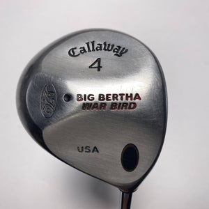 Callaway Big Bertha Warbird 4 Fairway Wood 17* Memphis 10 Regular Steel Mens RH
