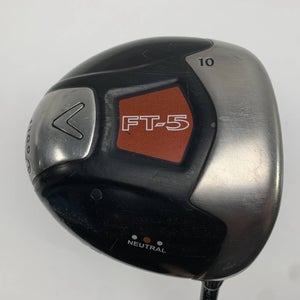 Callaway FT-5 Driver 10* Fujikura E Fit-On 150 150g Stiff Graphite Mens RH