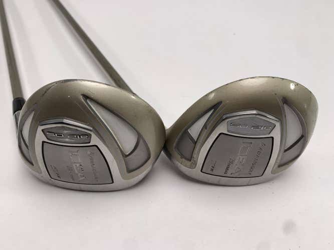 Adams Idea A12 OS 5 & 7 Fairway Wood Set 18* 21* Idea Womens 45g Ladies RH