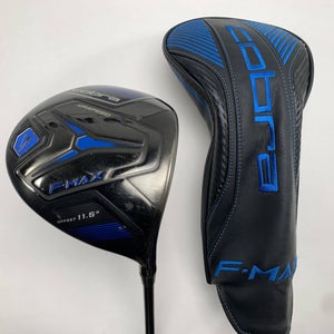 Cobra F-MAX Airspeed Offset Driver 11.5*  Bassara e42x5ct Senior Graphite RH HC