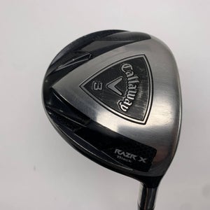 Callaway Razr X Black 3 Fairway Wood 15* Senior Graphite Mens RH