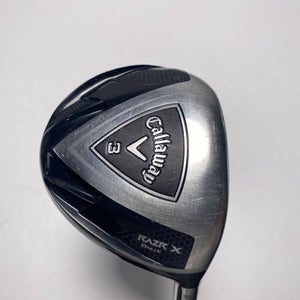 Callaway Razr X Black 3 Fairway Wood 15* 50g Ladies Graphite Womens RH