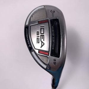 Adams Idea A12 3 Hybrid 19* UST Mamiya ProForce VTS Stiff Graphite Mens RH