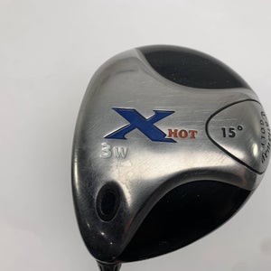 Callaway X Hot 2007 3 Fairway Wood 15* Fujikura Banzai 65g Stiff LH +1''