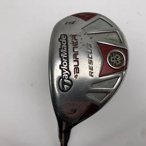 TaylorMade Burner Rescue 3 Hybrid 19* REAX SuperFast 65g Stiff Graphite Mens LH