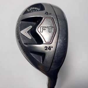 Callaway FT Hybrid 2008 4 Hybrid 24* Fujikura Fit On M Regular Graphite Mens RH