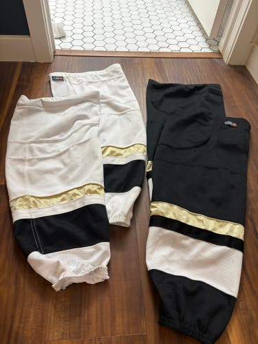 Premium Kobe Hockey Game Socks Bundle – Black & White Set (New)