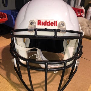 USED RIDDELL SPEED ADULT HELMET - SMALL - METALLIC WHITE