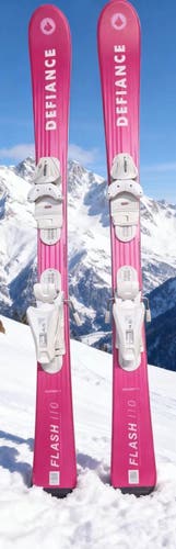 Kid's 2023 Defiance 110 cm All Mountain Flash 110 Skis With Bindings Max Din 10 (Used)