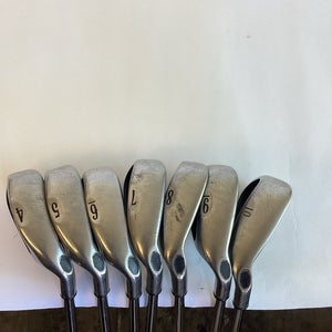 Callaway Big Bertha 2002 Iron Set 4-10 With Uniflex Steel Shafts +1 Inch