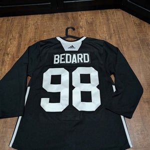 adidas licensed CONNOR BEDARD Chicago Blackhawks practice jersey (stitched)