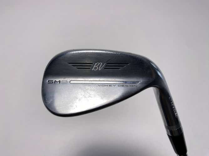 Titleist Vokey SM9 Tour Chrome Gap Wedge GW 50* 8 Bounce F-Grind Wedge Mens RH