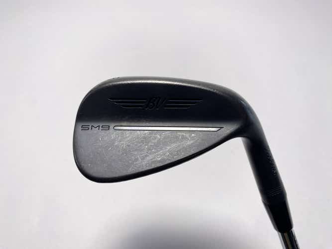 Titleist Vokey SM9 Jet Black Gap Wedge GW 48* AMT Tour White S400 Stiff Mens RH