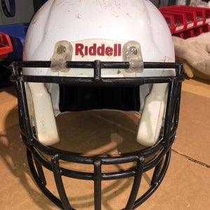 USED RIDDELL SPEED ADULT HELMET - MEDIUM - METALLIC WHITE - REJECT