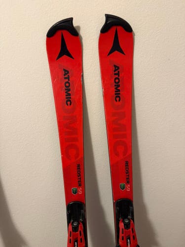 Atomic Race SL 152 cm Skis With X12 adjustable bindings  (Used)