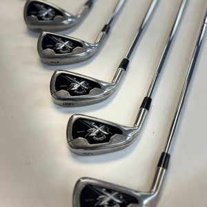 Callaway X-20 Left Hand Iron Set Steel Shaft (Used) 4,5,6,7,9,PW