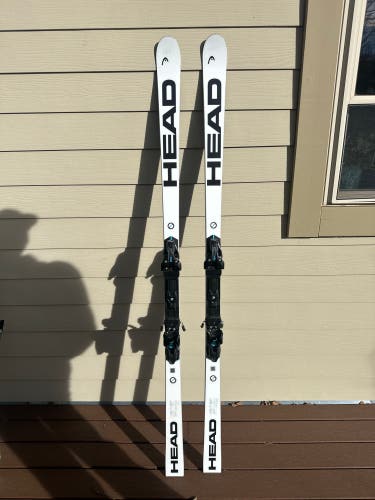 2024 HEAD WC Rebels e-GS RD 188 cm Racing Skis With Bindings Max Din 16 (Used)