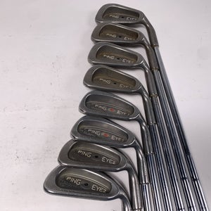 Ping Eye 2 Iron Set 3-PW Black Dot Karsten ZZ-Lite Regular Steel Mens RH