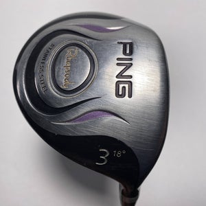 Ping Rhapsody 3 Fairway Wood 18* ULT 129 Ultra Light Ladies Graphite Womens RH