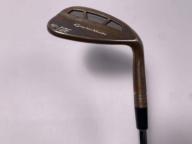 TaylorMade HI-TOE RAW Gap Wedge GW 52* 9 KBS Hi-Rev 2.0 120g Wedge Steel Mens RH