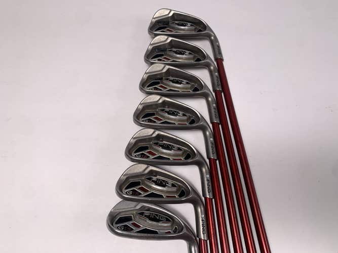 Ping G15 Iron Set 5-PW+SW White Dot 3* Up TFC 149 Regular Graphite Mens RH