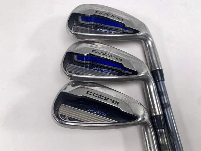 Cobra MAX Iron Set 7-9 White Tie X4 Senior Graphite Mens RH