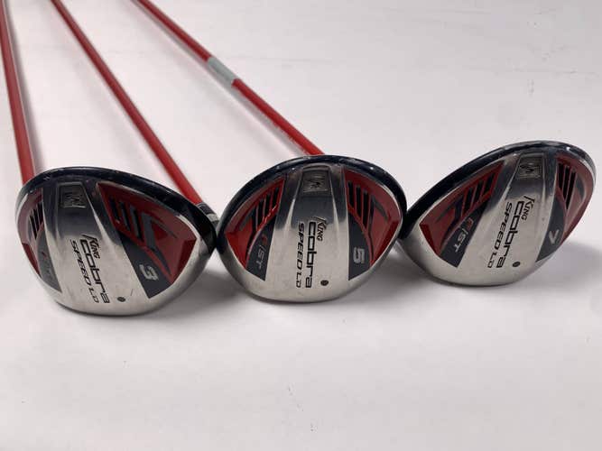 Cobra Speed LD F 2008 Wood Set 3 5 7 | 15* 18* 21* Tour AD YS Fairway Regular RH