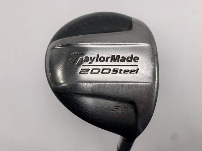 TaylorMade 200 Steel 3 Fairway Wood 15* Lite 90g Stiff Graphite Mens RH