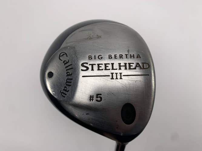 Callaway Steelhead III 5 Fairway Wood 18* System III Regular Graphite Mens RH