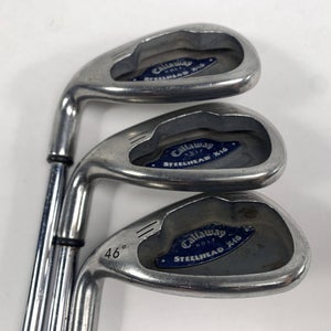 Callaway X-16 Iron Set 8-PW System CW75 Regular Steel Mens LH