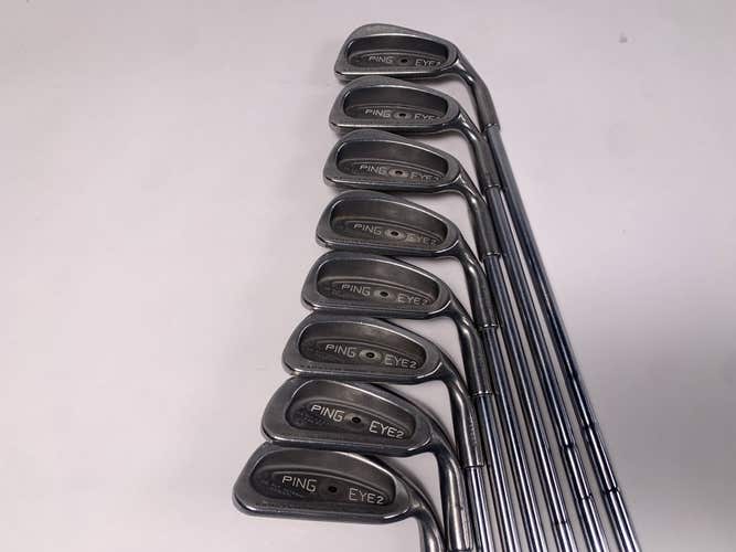 Ping Eye 2 Iron Set 3-PW Black Dot Karsten ZZ-Lite Stiff Steel Mens RH