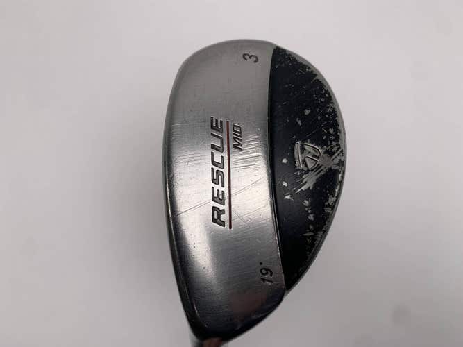 TaylorMade Rescue Mid 3 Hybrid 19* Ultralite Regular Graphite Mens LH