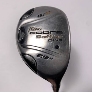 Cobra Baffler DWS 6 Hybrid 28* AeroTech Steelfiber hls75 Stiff Graphite Mens RH