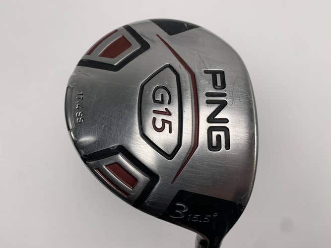 Ping G15 3 Fairway Wood 15.5* TFC 149 F Regular Graphite Mens RH Oversize Grip