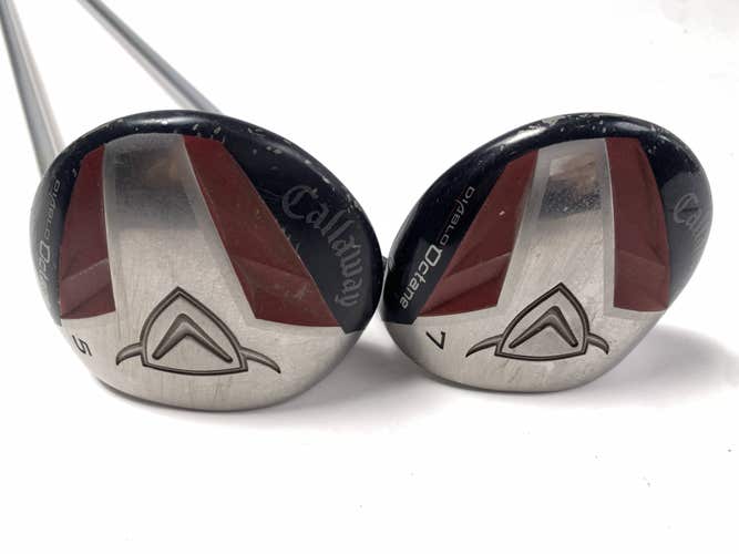 Callaway Diablo Octane 5 & 7 Fairway Wood Set 18* 21* 50g Ladies RH
