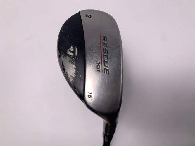 TaylorMade Rescue Mid 2 Hybrid 16* Alpha Platinum Stiff Graphite Mens RH