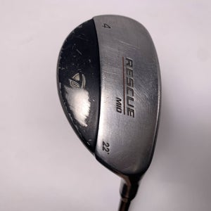 TaylorMade Rescue Mid 4 Hybrid 22* Regular Graphite Mens RH
