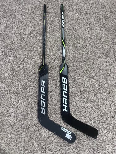 Junior Bauer Vapor 3X Regular Goalie Stick 21" Paddle (Used)
