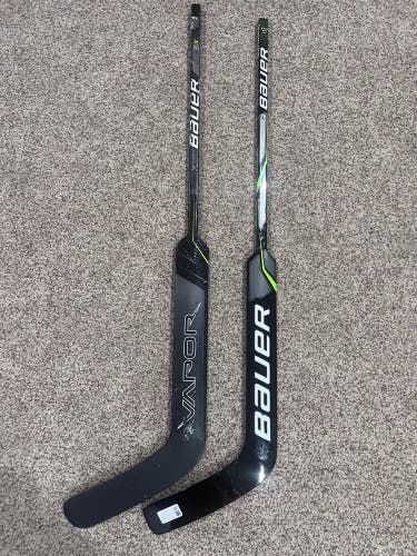 Junior Bauer Vapor 3X Regular Goalie Stick 21" Paddle (Used)