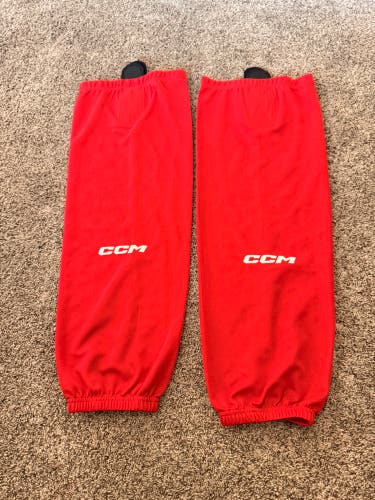Red MESH Medium CCM Socks (New)