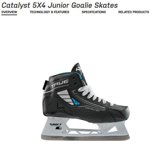 True Catalyst 5X4 Hockey *ALL SIZES* (New)