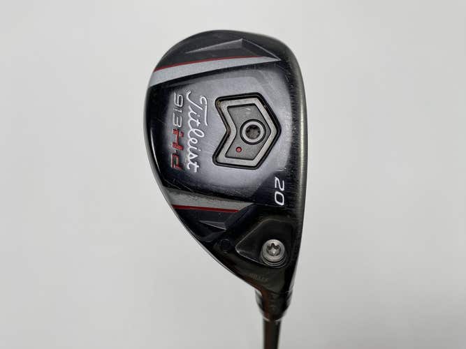 Titleist 913 HD 3 Hybrid 20* HZRDUS Smoke 6.0 80g Stiff Graphite Mens RH